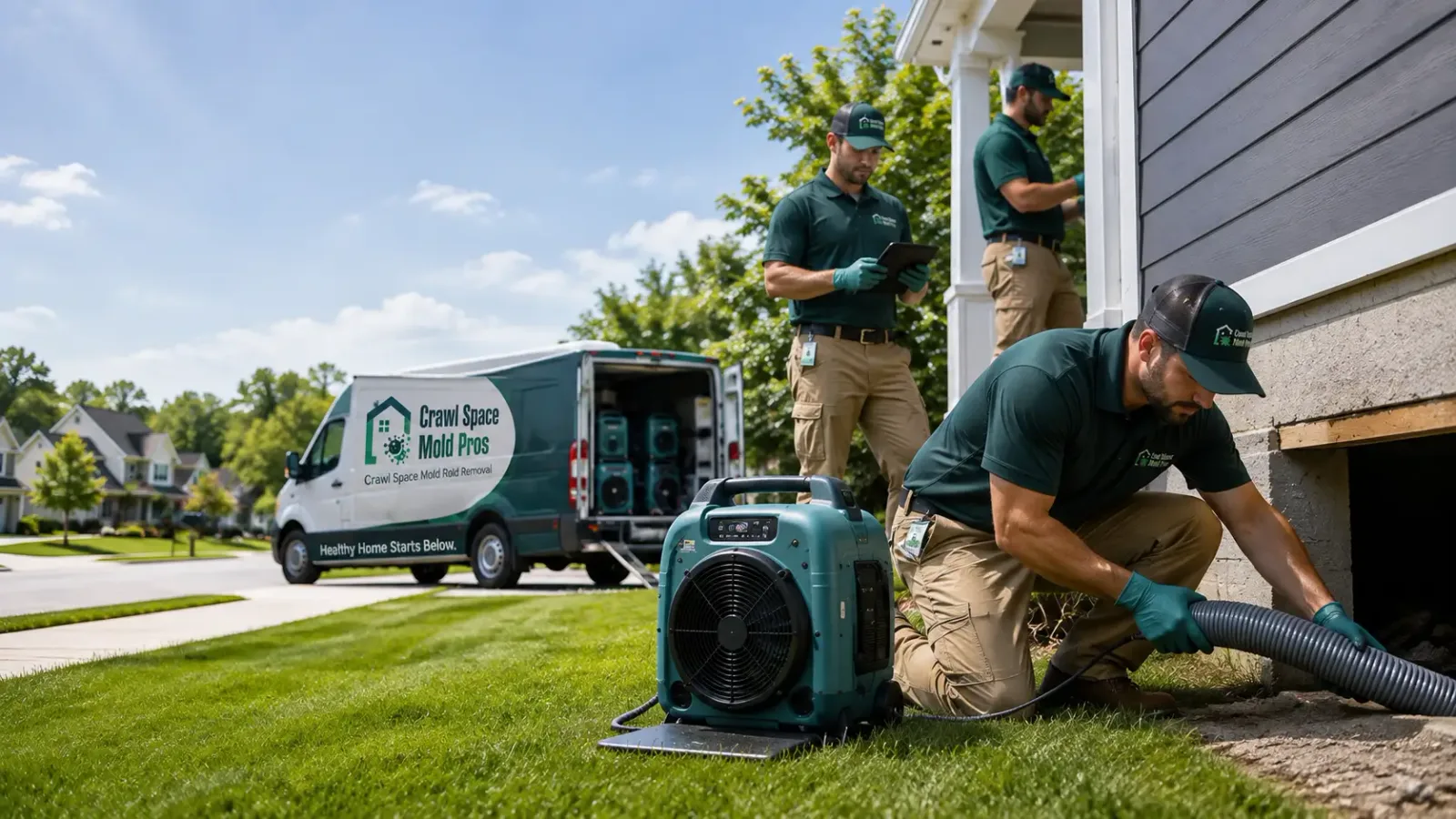 Crawl Space Mold Removal in University Heights, IA
